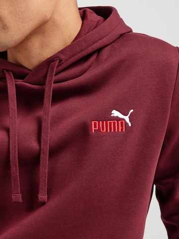 PUMA Αθλητική μπλούζα φούτερ 'ESS No. 1' σε κόκκινο
