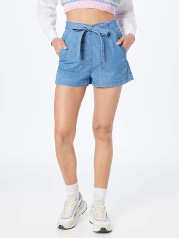 OVS Regular Shorts 'FLOSHY FLUID' in Blau: predná strana