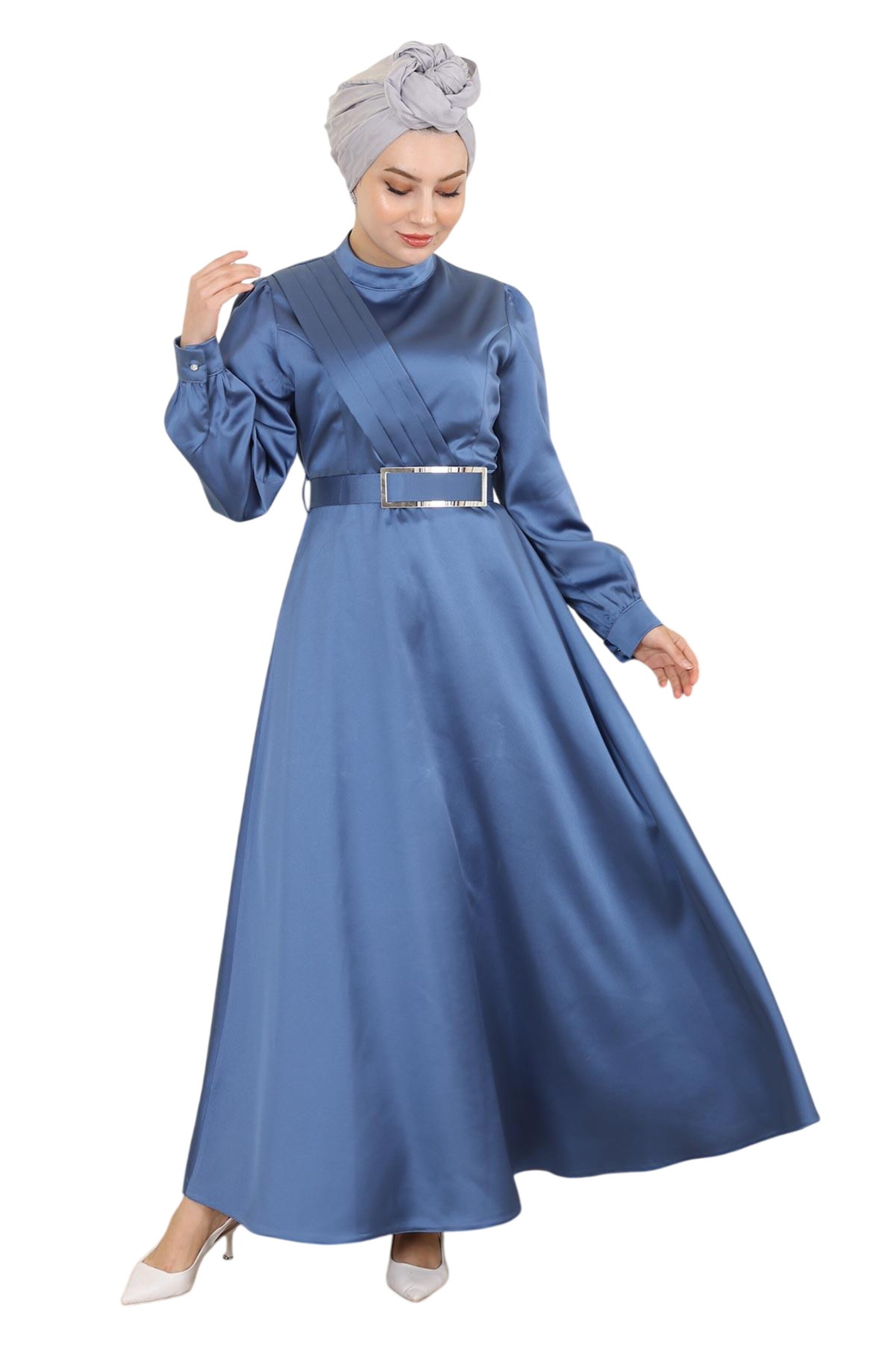 MODAMIHRAM Evening Dress in Blue