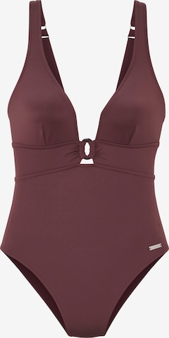 LASCANA Bustier Uimapuku värissä ruskea: etupuoli