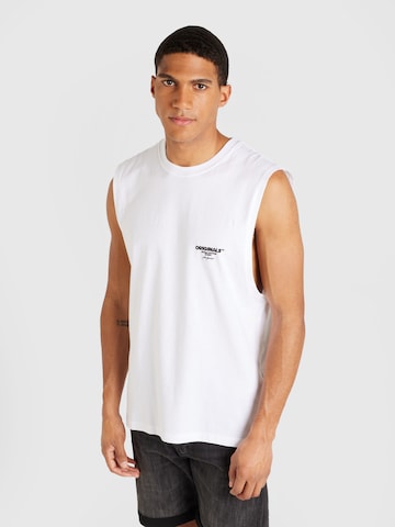 JACK & JONES Bluser & t-shirts 'BORA' i hvid