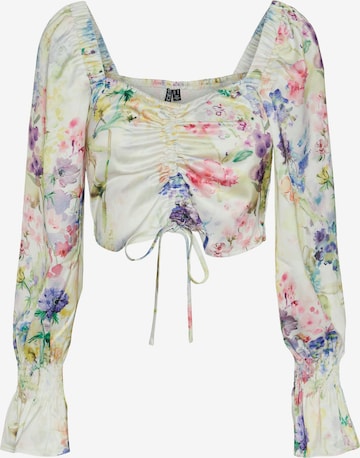 PIECES Blouse 'MARI' in Mixed colours: front