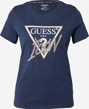 Maglietta di GUESS in blu: frontale