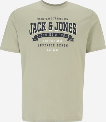 Jack & Jones Plus Μπλουζάκι σε πράσινο: μπροστά