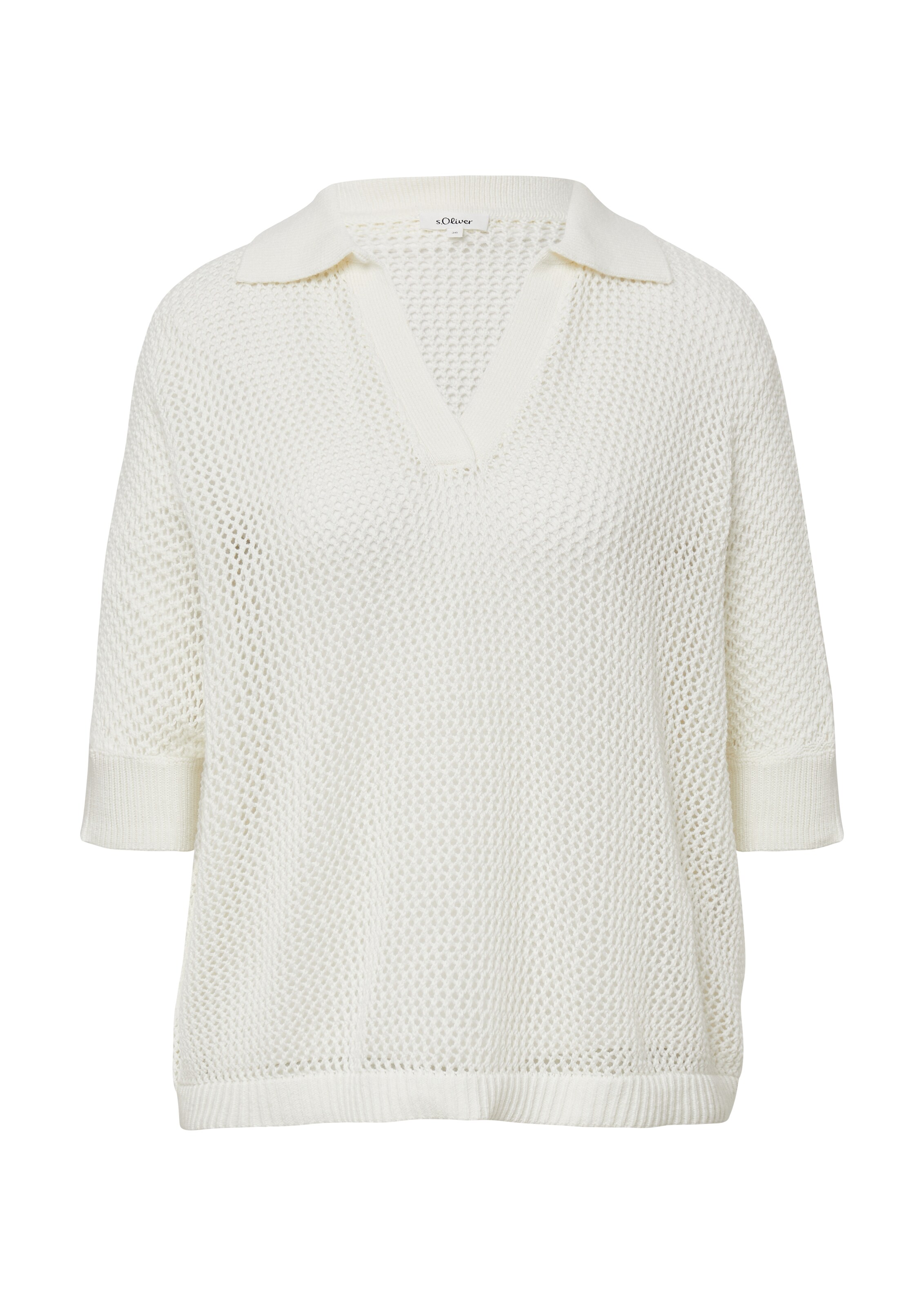 Pull-over s.Oliver en blanc : devant
