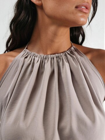 Busem Dress in Brown