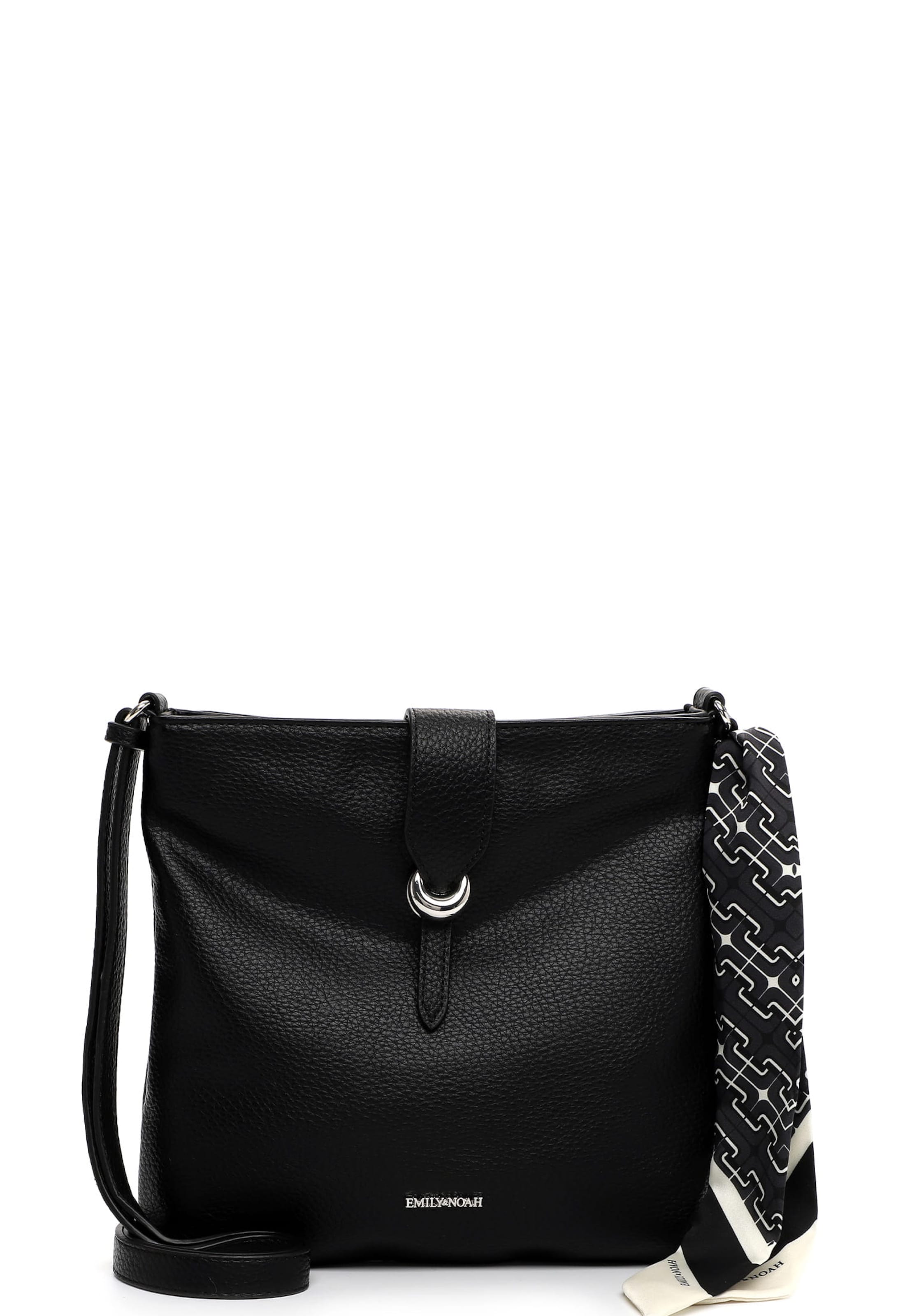 Sac bandoulière 'Hasina' Emily & Noah en noir : devant