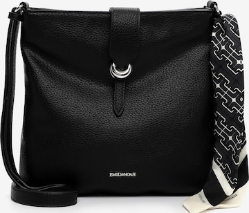 Sac bandoulière 'Hasina' Emily & Noah en noir : devant