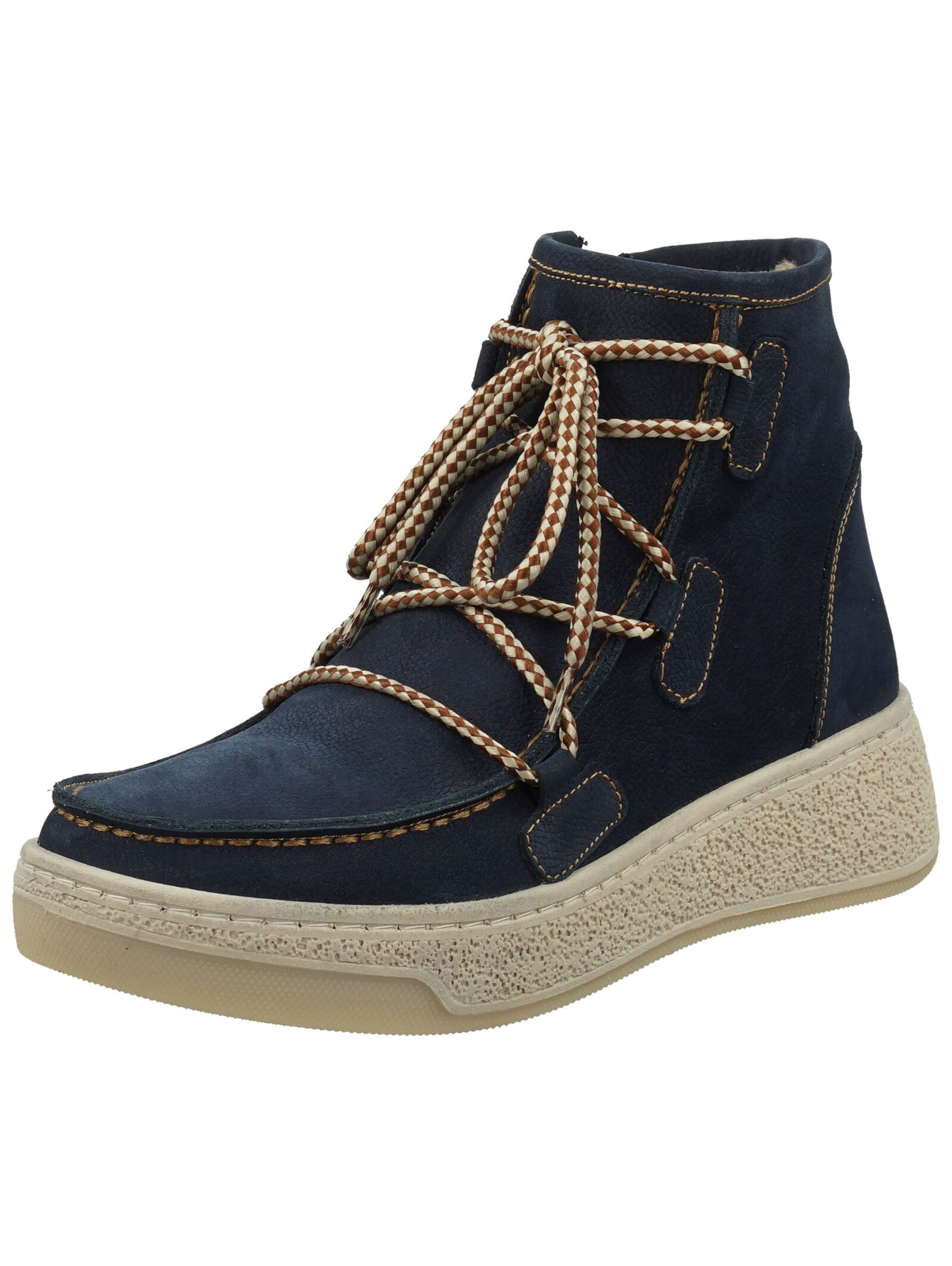 Bottines à lacets HUSH PUPPIES en bleu : devant