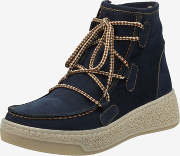 HUSH PUPPIES Lace-Up Ankle Boots in Blue: front