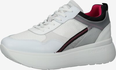 Nero Giardini Sneakers laag in de kleur Lichtblauw / Grijs / Zwart / Zilver / Wit, Productweergave