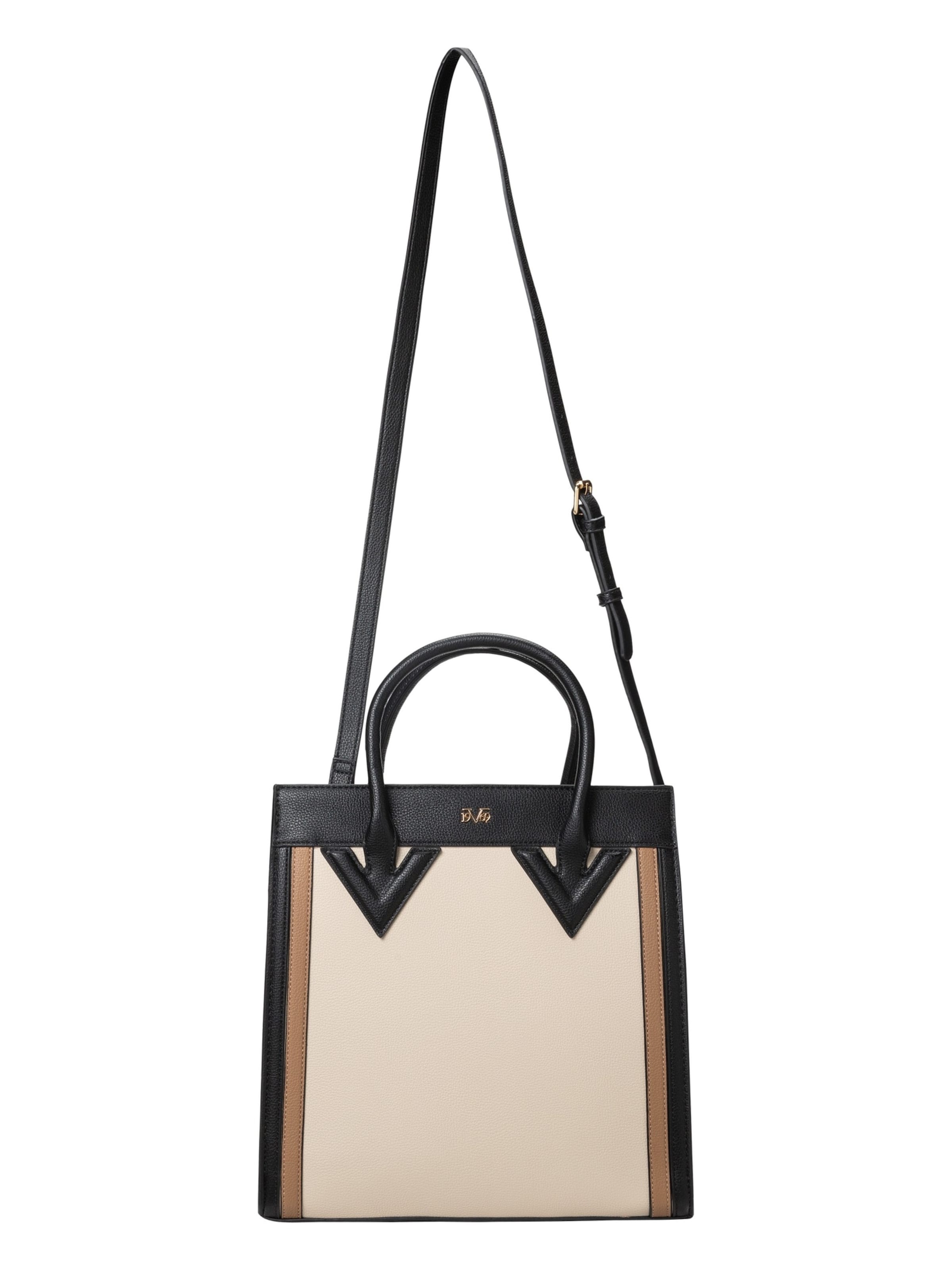 Sacs à main 'Lotte' 19V69 ITALIA en beige : devant