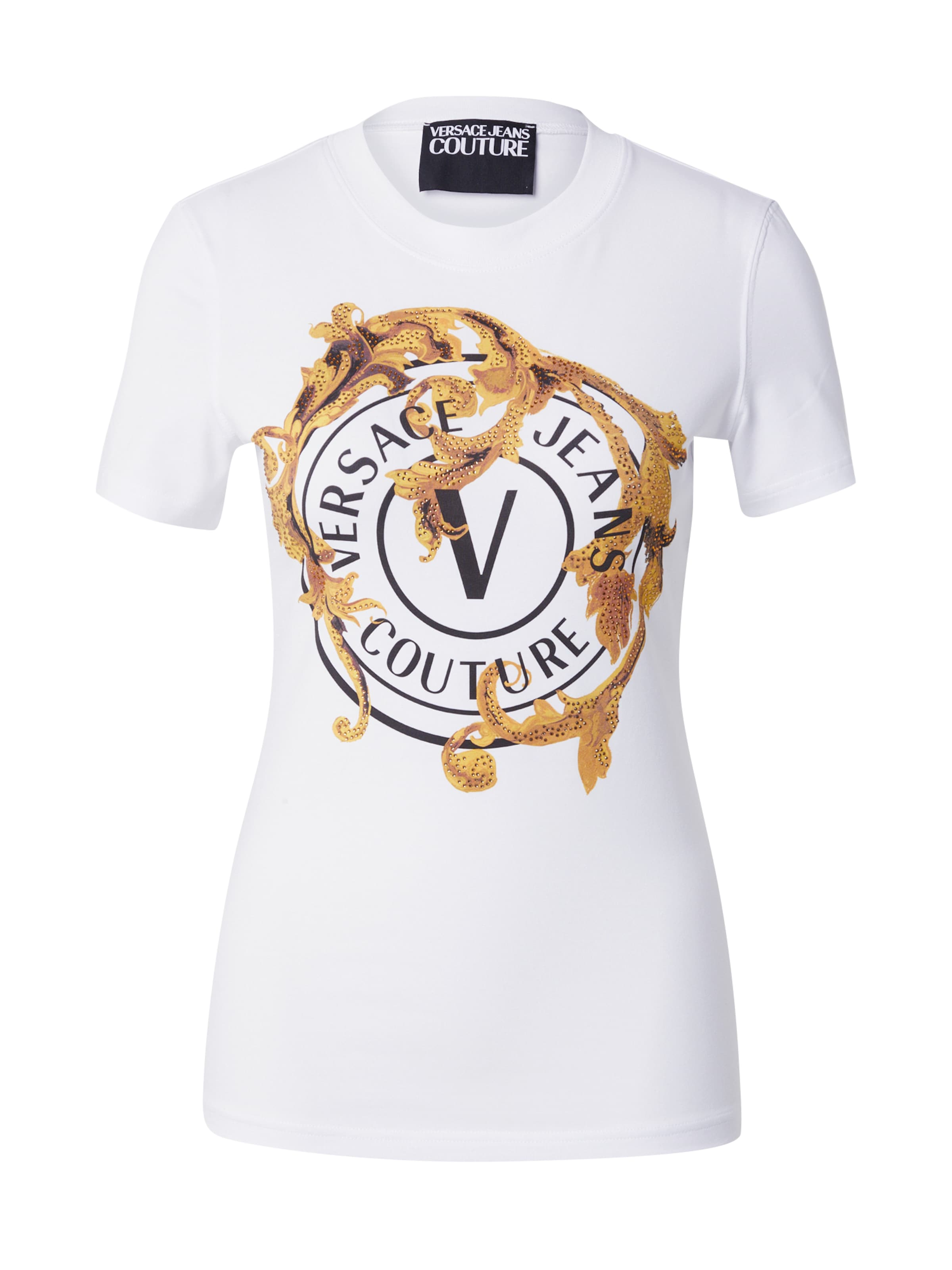 T-shirt Versace Jeans Couture en blanc : devant