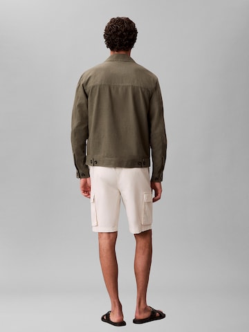 Regular Pantalon cargo Calvin Klein Jeans en beige