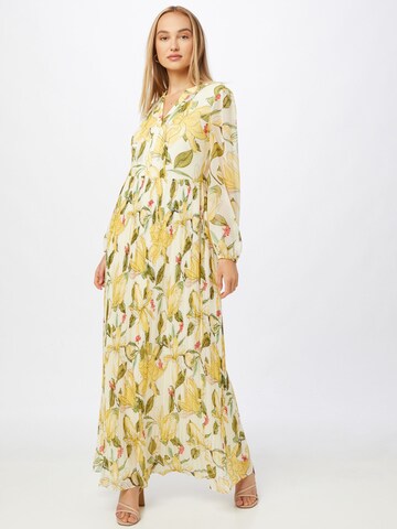 COMMA Dress in Yellow: front
