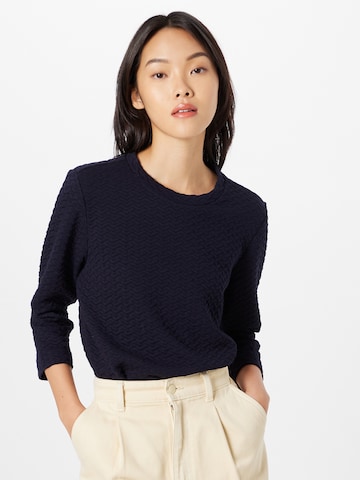 s.Oliver Sweatshirt in Blauw: voorkant