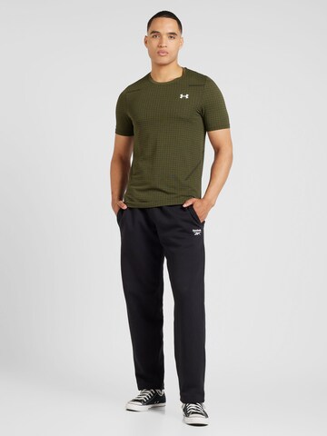 UNDER ARMOUR Performance Shirt 'Grid' in Green