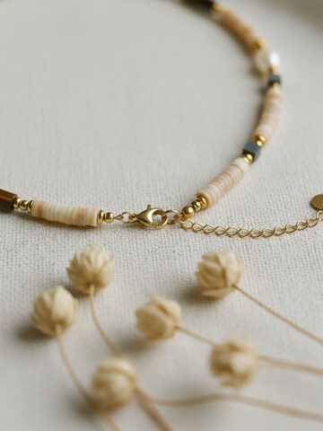 Nemomatheo Necklace 'Earthlines' in Beige