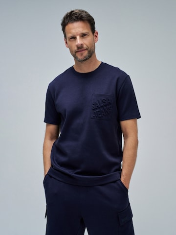 Salsa Jeans Shirt in Blauw: voorkant