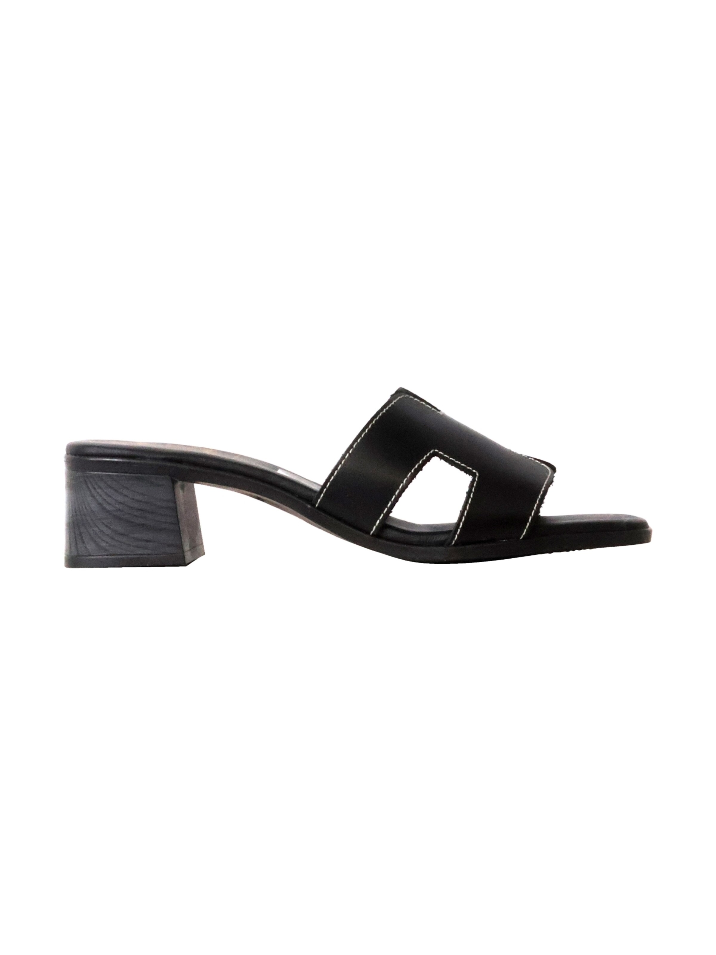 Sandalo di Oh my Sandals in nero: frontale