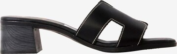 Sandalo di Oh my Sandals in nero: frontale