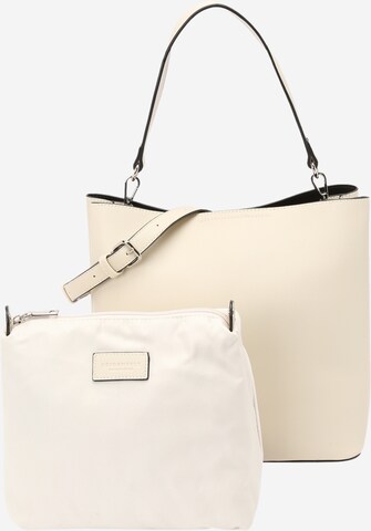 Seidenfelt Manufaktur Shoulder Bag 'Kerava' in Beige