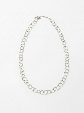 DNSK Copenhagen Ketting 'VILJA' in Zilver: voorkant