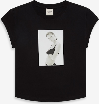 Calvin Klein Majica 'CLASSIC KATE' u siva / svijetlosiva / crna / prljavo bijela, Pregled proizvoda