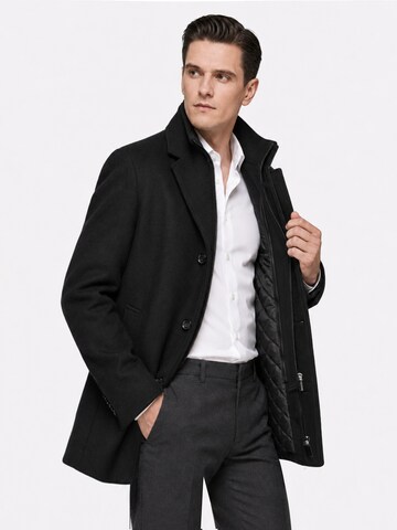 ALLTHEMEN Wintermantel 'Raureif'‌ in Schwarz