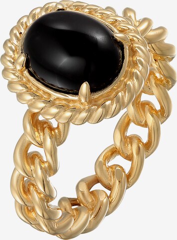 ELLI PREMIUM Ring 'Vintage' in Goud: voorkant