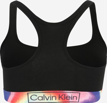 Calvin Klein Underwear Plus Korzetová Podprsenka – černá