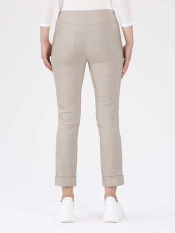 STEHMANN Slimfit Hose 'Igor' in Beige