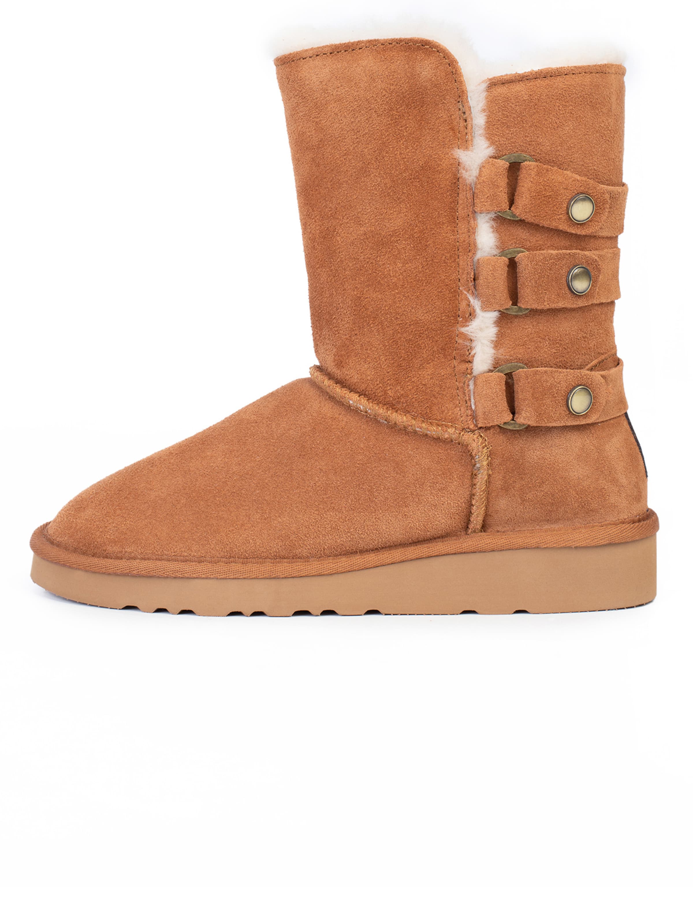 Gooce Boots 'Binger' in Bruin: voorkant