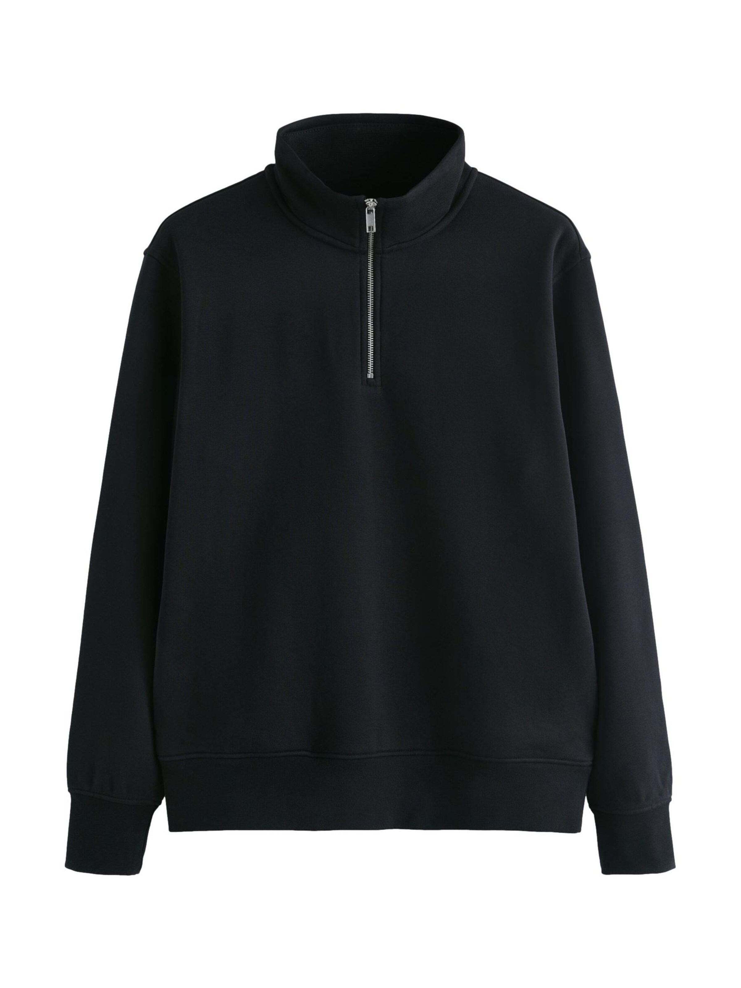 NextSweater majica - crna boja: prednji dio