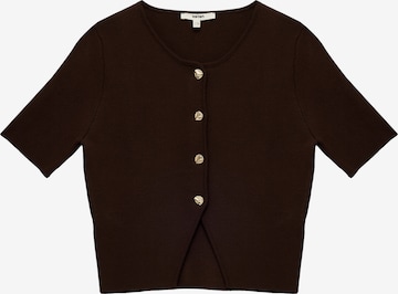 Koton Gebreid vest in Bruin: voorkant