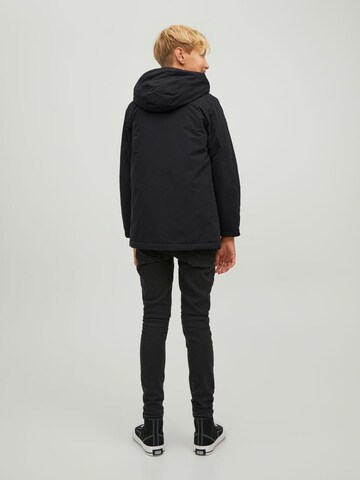 Jack & Jones Junior Jungen Colorblock Parka in Schwarz