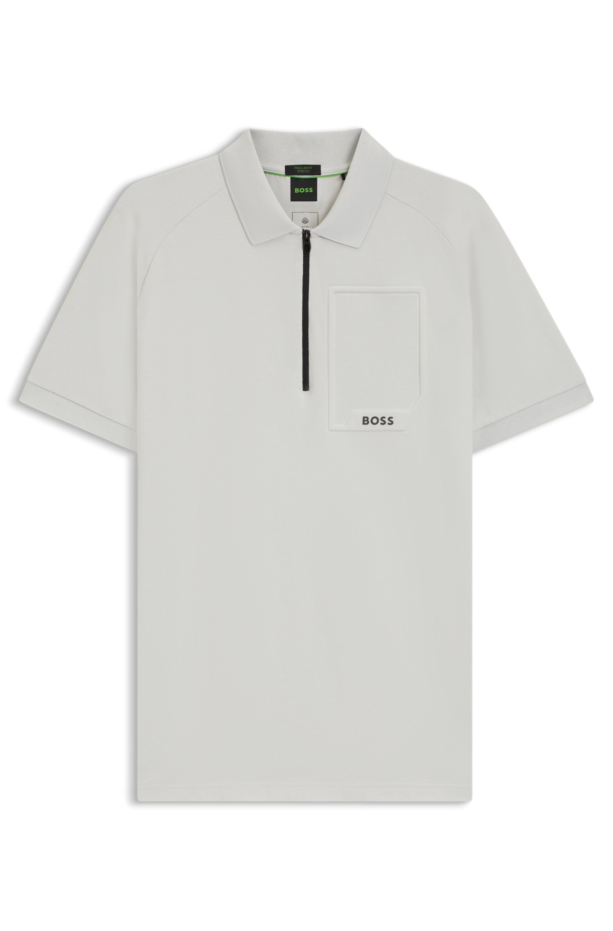 BOSS Poloshirt in Grau: Vorderseite