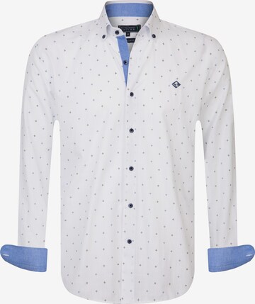 Sir Raymond Tailor Button Up Shirt 'Browy' in White: front