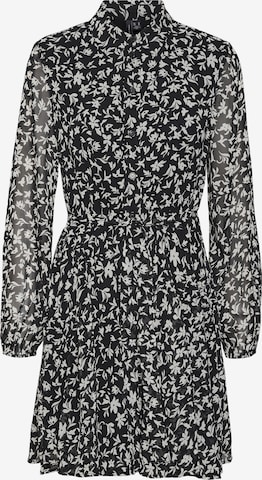 Robe-chemise 'HOLLY' VERO MODA en noir : devant