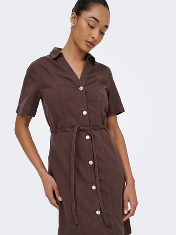 Abito camicia 'ONLFina' di ONLY in marrone