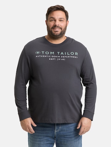 TOM TAILOR Men + Shirt in Schwarz: Vorderseite