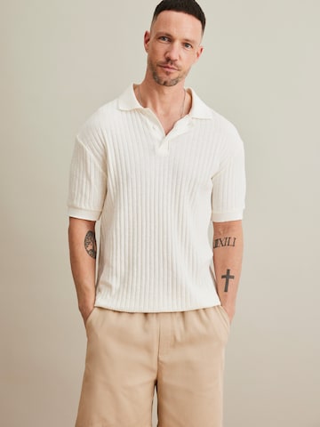 DAN FOX APPAREL Shirt 'Enrico' in White: front