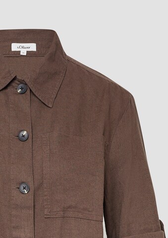 Chemisier s.Oliver en marron