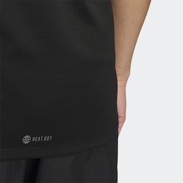 juoda ADIDAS PERFORMANCE Sportiniai marškinėliai 'Designed 4'