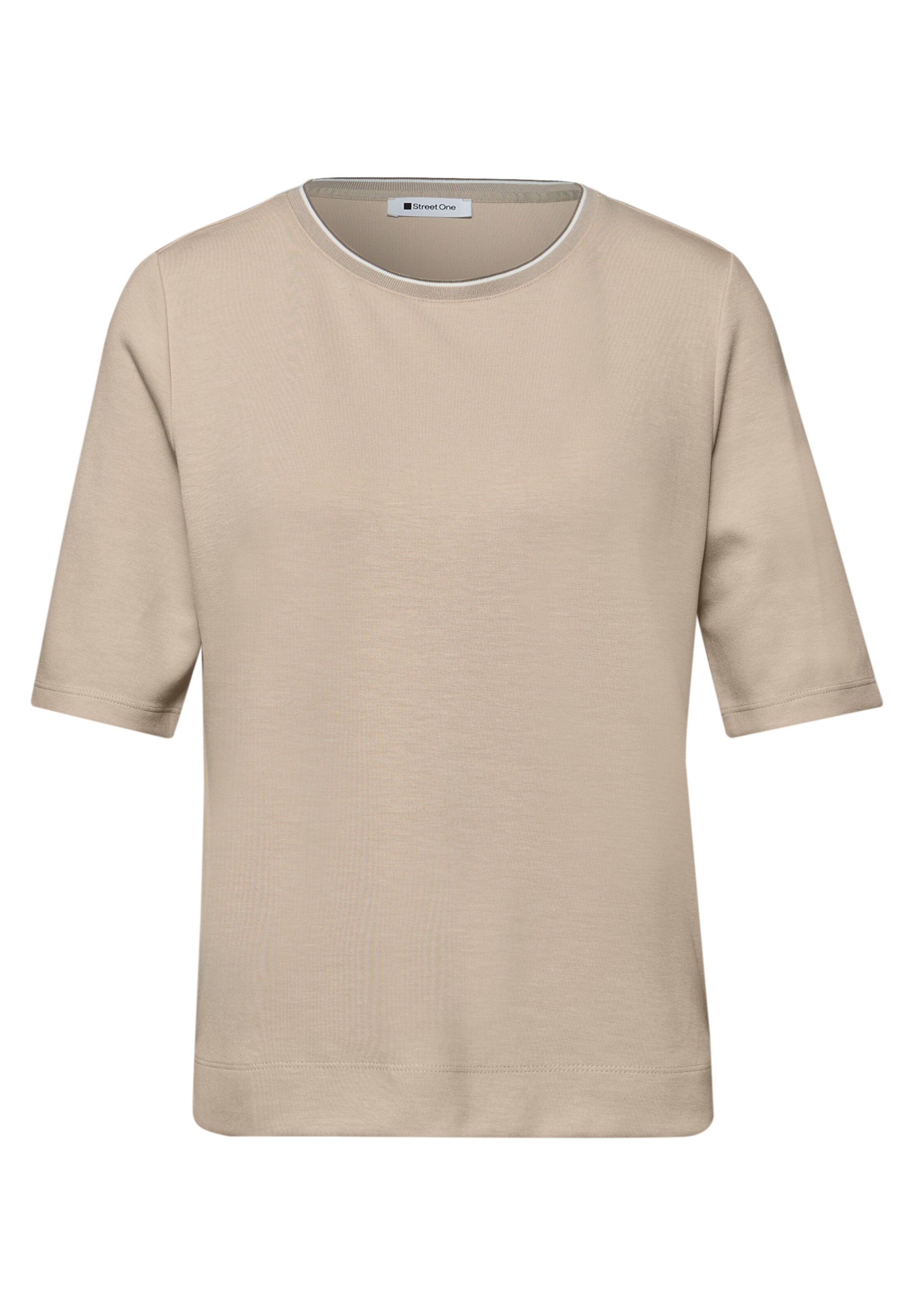 STREET ONE Shirt in Beige: front