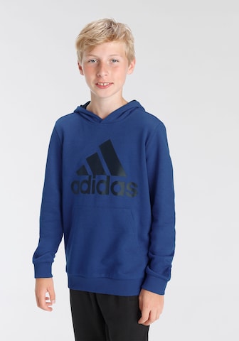 ADIDAS SPORTSWEAR Sport sweatshirt 'Essentials' i blå: framsida