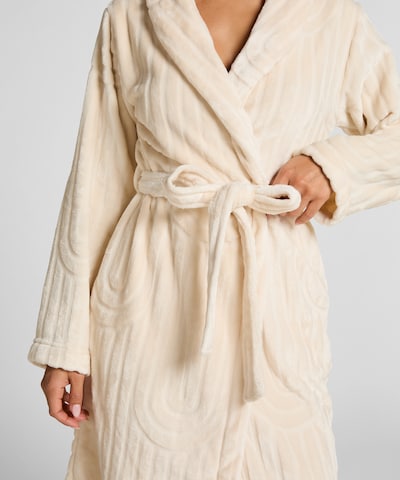 Hunkemöller Badjas lang  in de kleur Wolwit, Productweergave