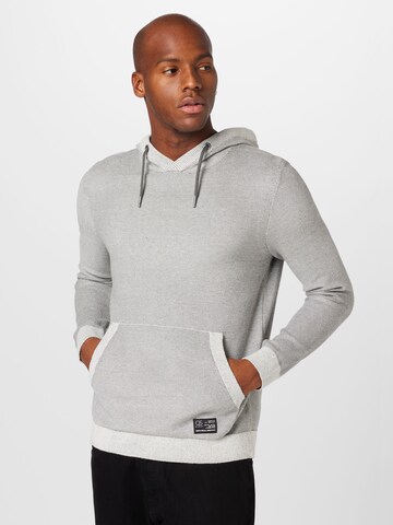 Pull-over QS en gris : devant