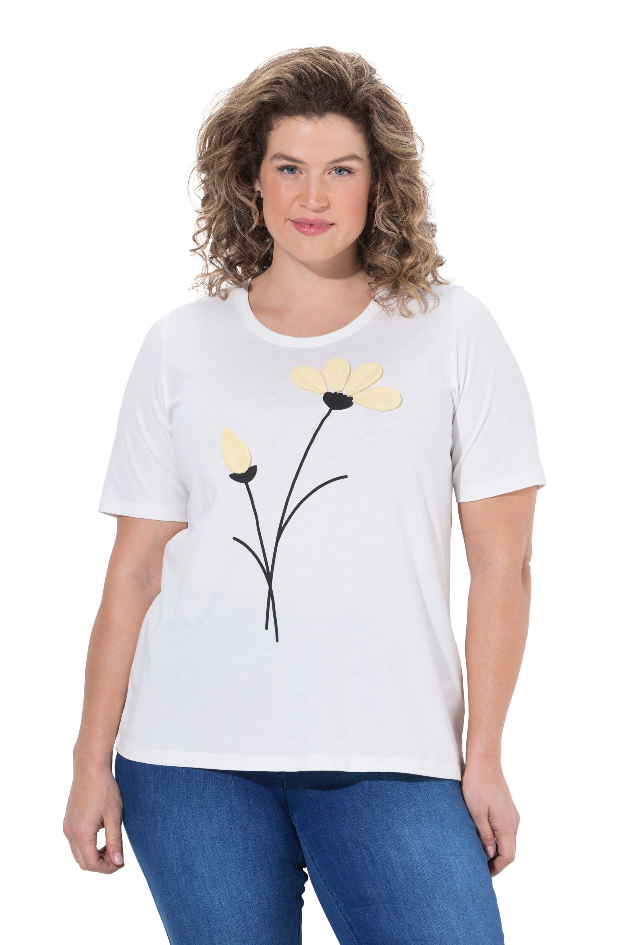 Ulla Popken Shirt in White: front