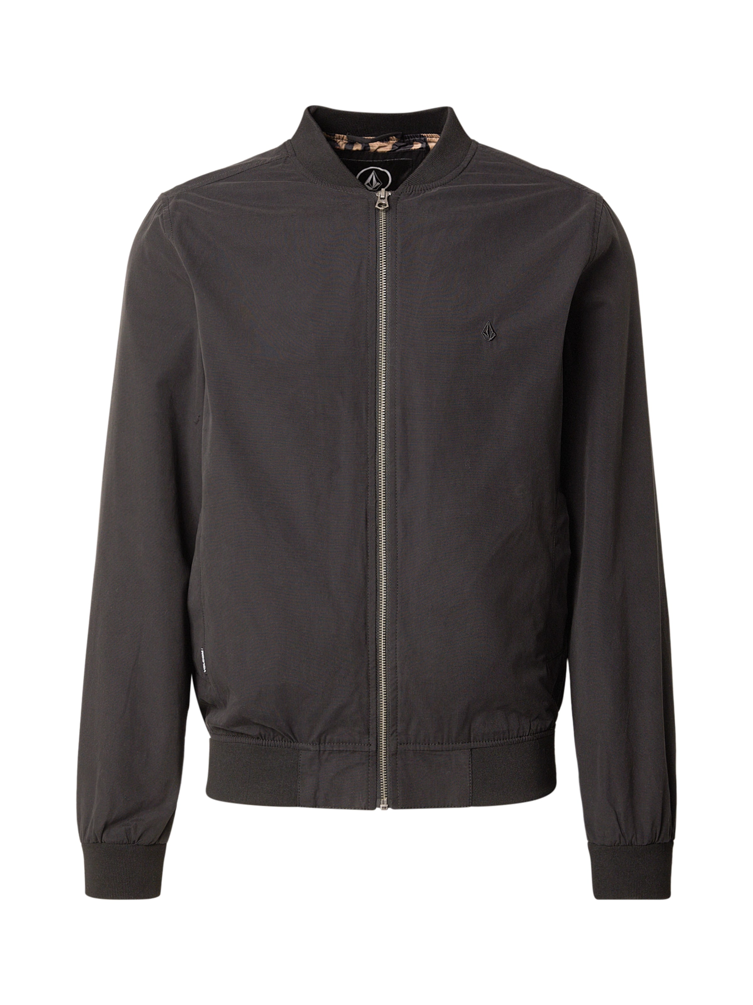 Volcom Демисезонная куртка 'BURNWARD' в Черный: спереди